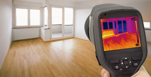 using thermal imaging to detect water leaks