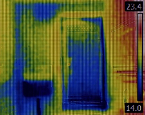 using thermal imaging to detect water leaks